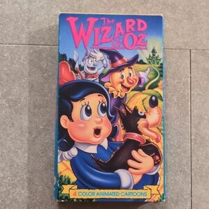 Vintage The Wizard of Oz Animated Cartoon Vhs